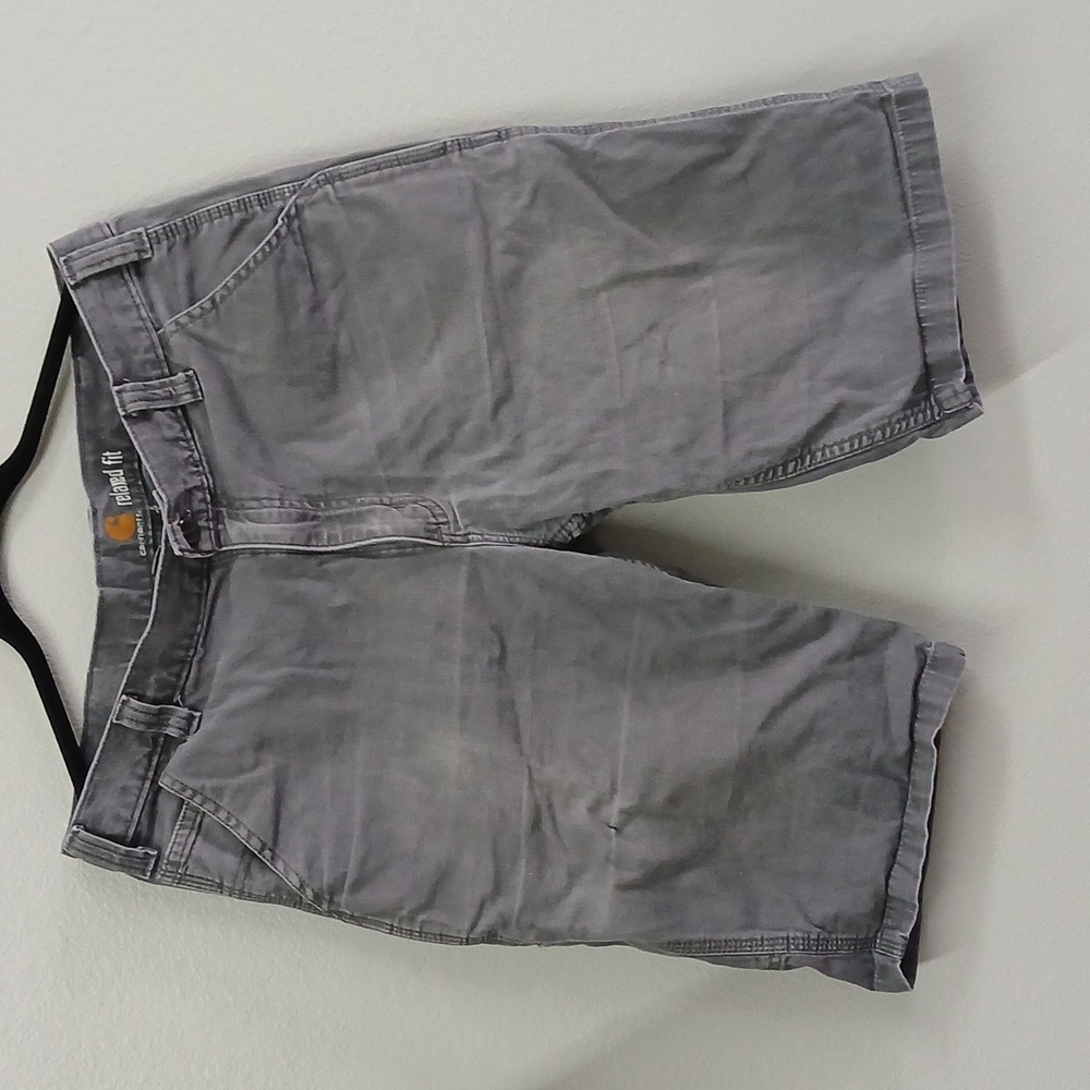 Carhartt Relaxed Fit Grey Shorts Size 34"